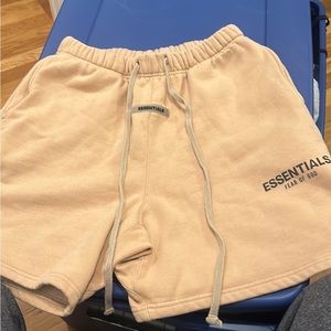 Essentials Fear of god sweat shorts, worn around but in great condition